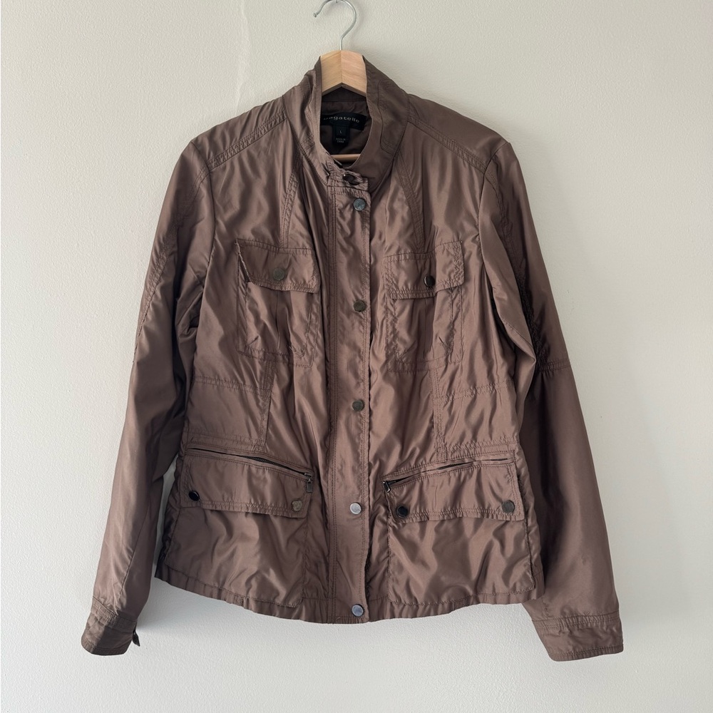 Bagatelle Bomber Jacket Olive Green Size Large
